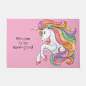 Benutzerdefiniertes Text- und Farbenfarbiges Einho Fußmatte (Vorderseite)