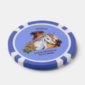 Benutzerdefiniertes Text- und Farbtropfzeichen Pokerchips (Einzeln)