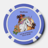 Benutzerdefiniertes Text- und Farbtropfzeichen Pokerchips (Rückseite)