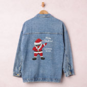 Benutzerdefiniertes Textabbbing TanzSanta Jeansjacke (Hangar)