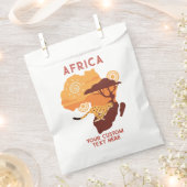 Benutzerdefiniertes TextAfrika Geschenktütchen (Ausgeschnitten)