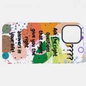 Benutzerdefiniertes Textangebot oder abstrakte Lie iPhone Hülle (Rückseite (Horizontal))