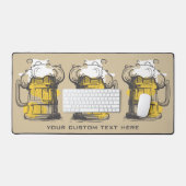 Benutzerdefiniertes Textangebot Schreibtischunterlage (Tastatur & Maus)