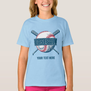 Benutzerdefiniertes Textbaseball T-Shirt