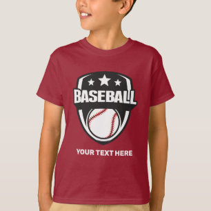 Benutzerdefiniertes Textbaseball T-Shirt