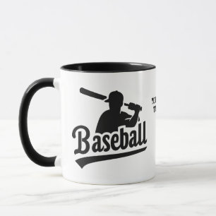 Benutzerdefiniertes Textbaseball Tasse