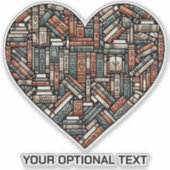 Benutzerdefiniertes Textbuch Aufkleber (Vorderseite)