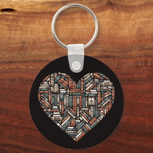 Benutzerdefiniertes Textbuch Schlüsselanhänger (Vorderseite)