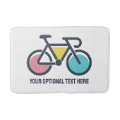 Benutzerdefiniertes TextCycling Badematte (Vorderseite)