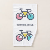 Benutzerdefiniertes TextCycling Badhandtuch Set (Handtuch)