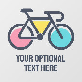 Benutzerdefiniertes TextCycling Fensteraufkleber (Blatt)