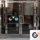 Benutzerdefiniertes TextCycling Fensteraufkleber (Büro Tür)