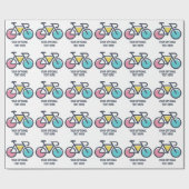 Benutzerdefiniertes TextCycling Geschenkpapier (Flach)