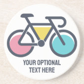 Benutzerdefiniertes TextCycling Getränkeuntersetzer (Vorne)