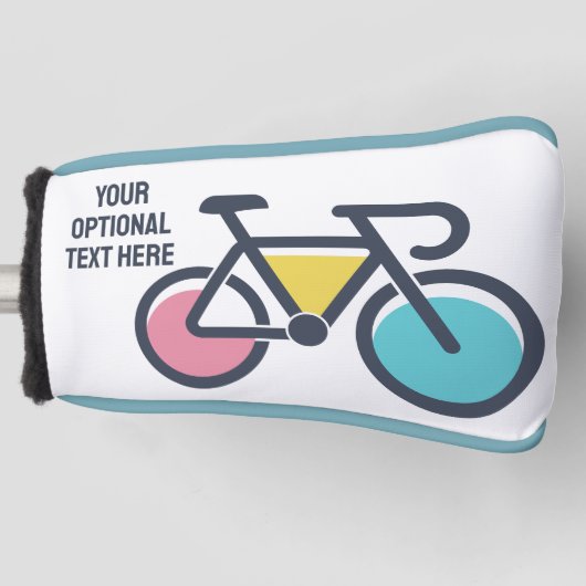 Benutzerdefiniertes TextCycling Golf Headcover (Vorderseite)