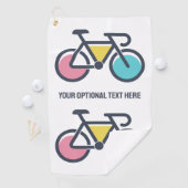 Benutzerdefiniertes TextCycling Golfhandtuch (Insitu)