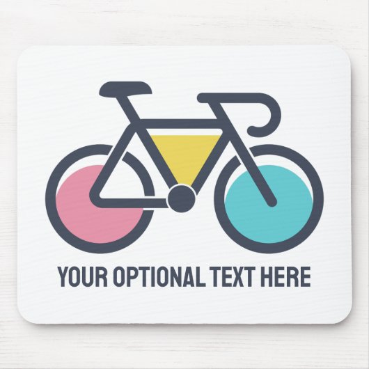 Benutzerdefiniertes TextCycling Mousepad (Vorne)