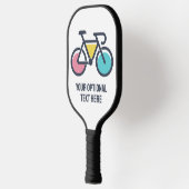 Benutzerdefiniertes TextCycling Pickleball Schläger (Links)