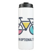 Benutzerdefiniertes TextCycling Thermosbecher (Vorderseite)