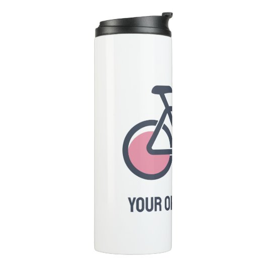 Benutzerdefiniertes TextCycling Thermosbecher (Nach links gedreht)