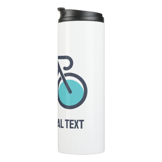 Benutzerdefiniertes TextCycling Thermosbecher (Nach rechts gedreht)