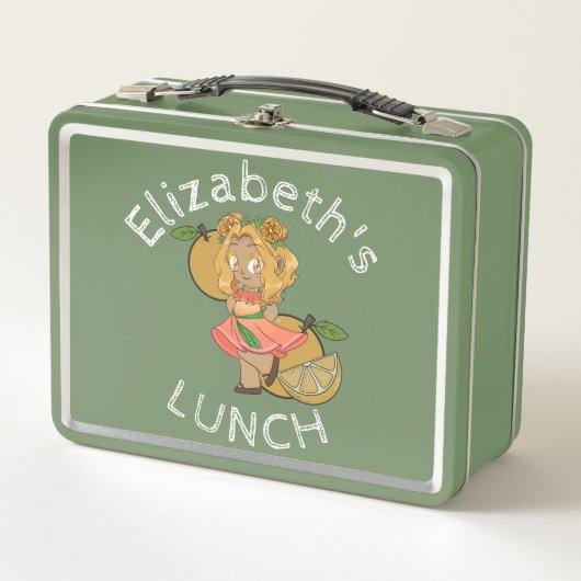 Benutzerdefiniertes Textfeld für ein Mittagessen m Metall Brotdose (Vorderseite)