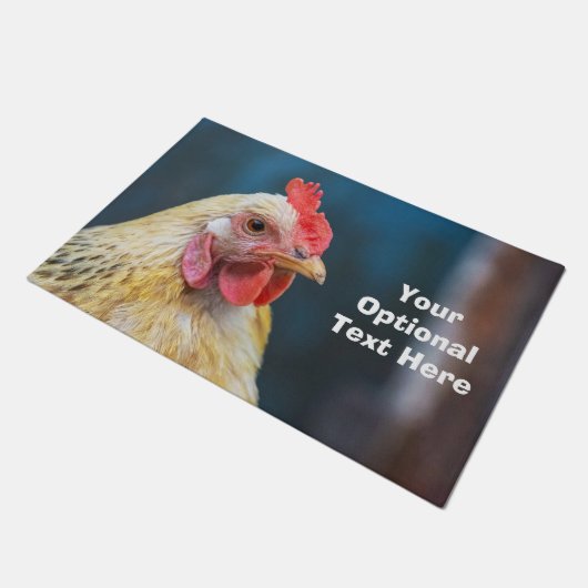 Benutzerdefiniertes Textgewächse Fußmatte (Schrägansicht)