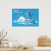 Benutzerdefiniertes Texthandbuch Thailand Poster (Küche)