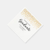 Benutzerdefiniertes Textkonfetti-Papier für elegan Serviette (Ecke)