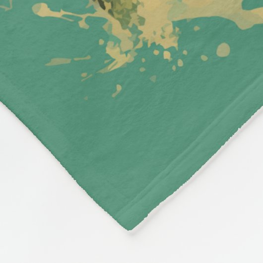 Benutzerdefiniertes Textkrokodil Fleecedecke (Ecke)