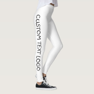 BENUTZERDEFINIERTES TEXTLOGO LEGGINGS