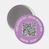 Benutzerdefiniertes Textmagazin für Ihren QR-Code Magnet (Vorderseite/Rückseite)