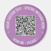 Benutzerdefiniertes Textmagazin für Ihren QR-Code Magnet (Vorne)