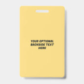 Benutzerdefiniertes Textmotocross Ausweis (Back)