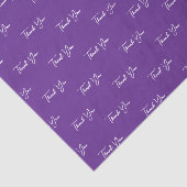 Benutzerdefiniertes Textmuster Vielen Dank Lila Seidenpapier (Ausschnitt)