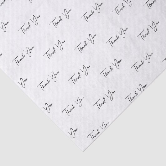 Benutzerdefiniertes Textmuster Vielen Dank Seidenpapier (Ausschnitt)