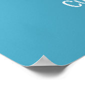 Benutzerdefiniertes Textpanama Stadt Poster (Ecke)