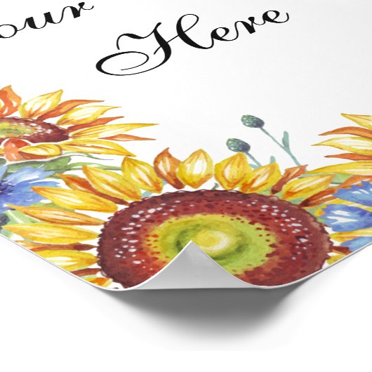 Benutzerdefiniertes Textposter Poster (Ecke)