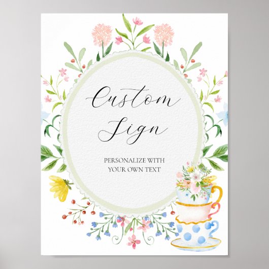 Benutzerdefiniertes Textsignieren für das Tee-Part Poster (Vorne)