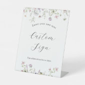 Benutzerdefiniertes Textsignieren mit einer empfin Sockelschild (Vorderseite)