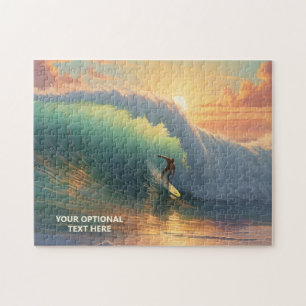 Benutzerdefiniertes Textsurfen Puzzle