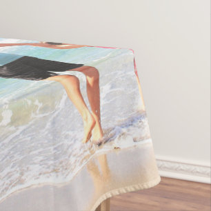 Benutzerdefiniertes Texttablett für FotoCollage -  Tischdecke