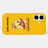 Benutzerdefiniertes Textüberdenkungsdesign Case-Mate iPhone Hülle (Rückseite (Horizontal))