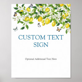 Benutzerdefiniertes Textzeichen für das Brautparty Poster