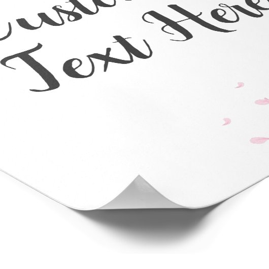 Benutzerdefiniertes Textzeichen für das Party Cher Poster (Ecke)