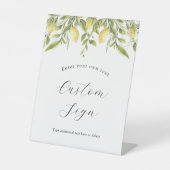 Benutzerdefiniertes Textzeichen für die Grauzone v Sockelschild (Vorderseite)