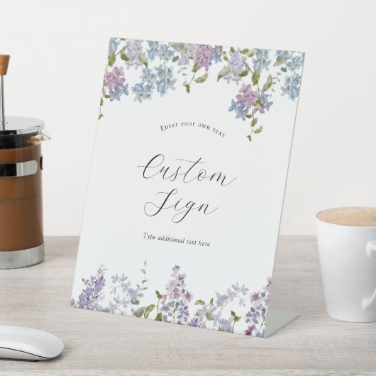 Benutzerdefiniertes Textzeichen für Lavendel und L Sockelschild (In SItu)