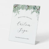 Benutzerdefiniertes Textzeichen für sukkulente und Sockelschild (Vorderseite)