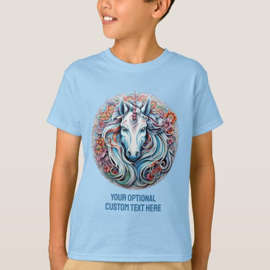 Benutzerdefiniertes Textzeichen T-Shirt (Vorderseite)