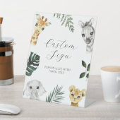 Benutzerdefiniertes Textzeichen "Wild One Jungle" Sockelschild (In SItu)